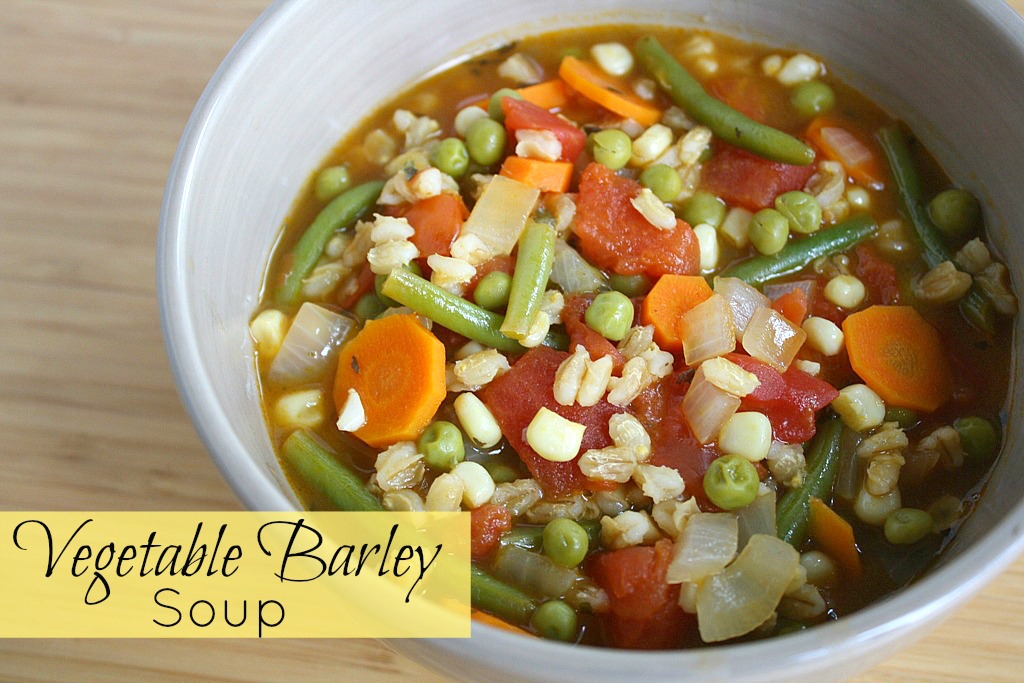 The Garden Grazer Vegetable Barley Soup
