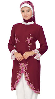 blus muslimah ukuran jumbo