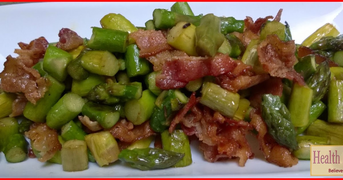 Strong and Beyond Sautéed Asparagus with Bacon