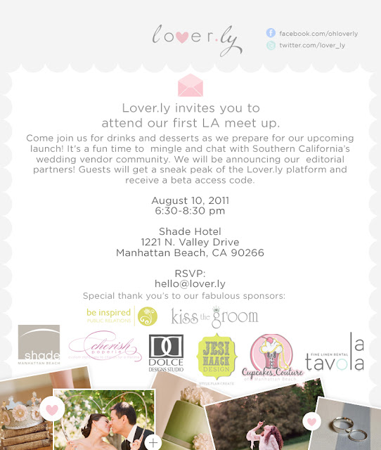 You're Invited - Lover.ly Launch Party at the Shade Hotel
