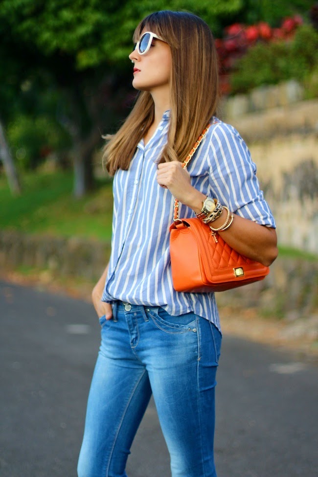 Marilyn's Closet FASHION BLOG Orange Bag