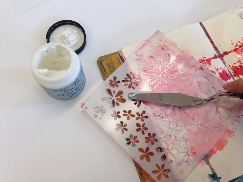 Artist Trading Post 5 ideas with... Embossing Paste