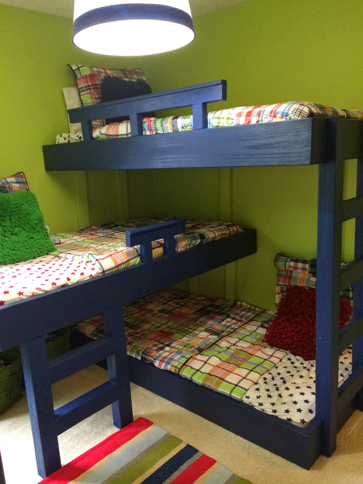 Howell Quintuplets Sleeping Arrangements Triple Bunks!
