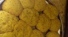 La masa de las galletas amarillas