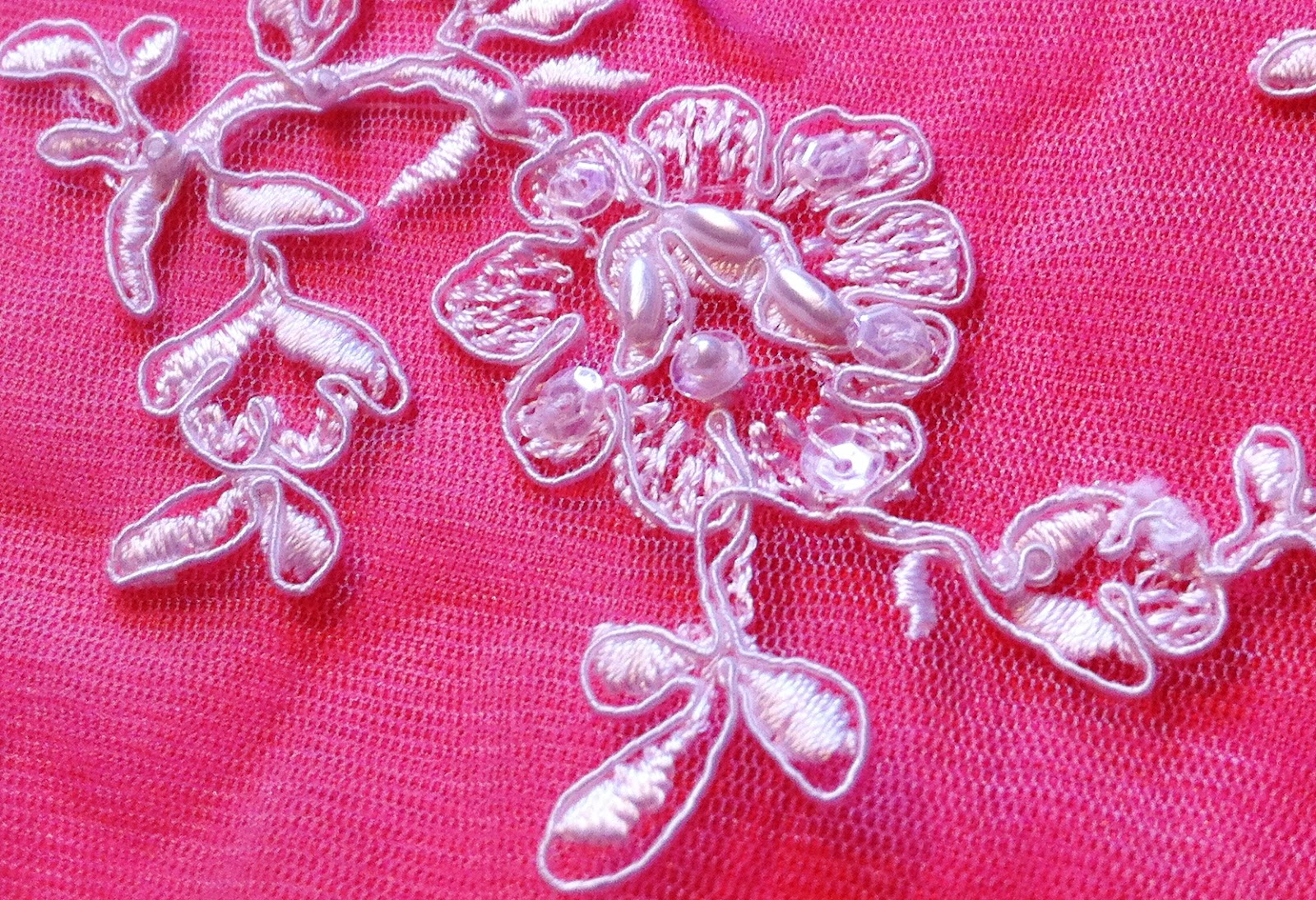 BonnieProjects Wedding Dress Wednesday Hand beading