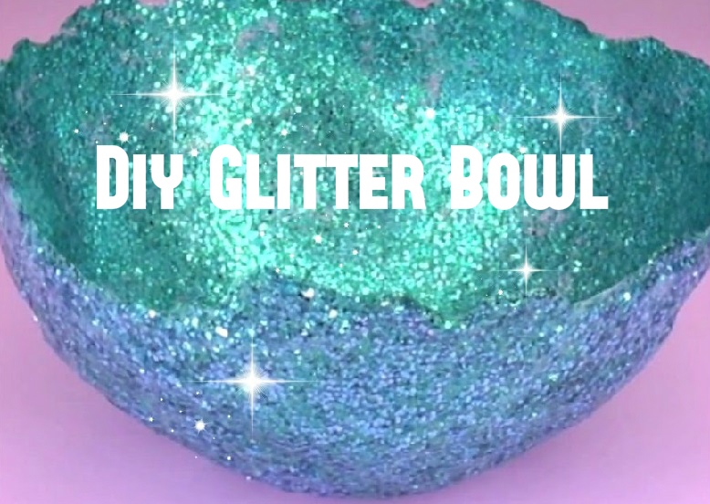 DIY Glitter Accent Bowl