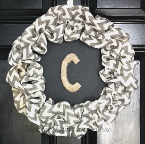 chevron wreath