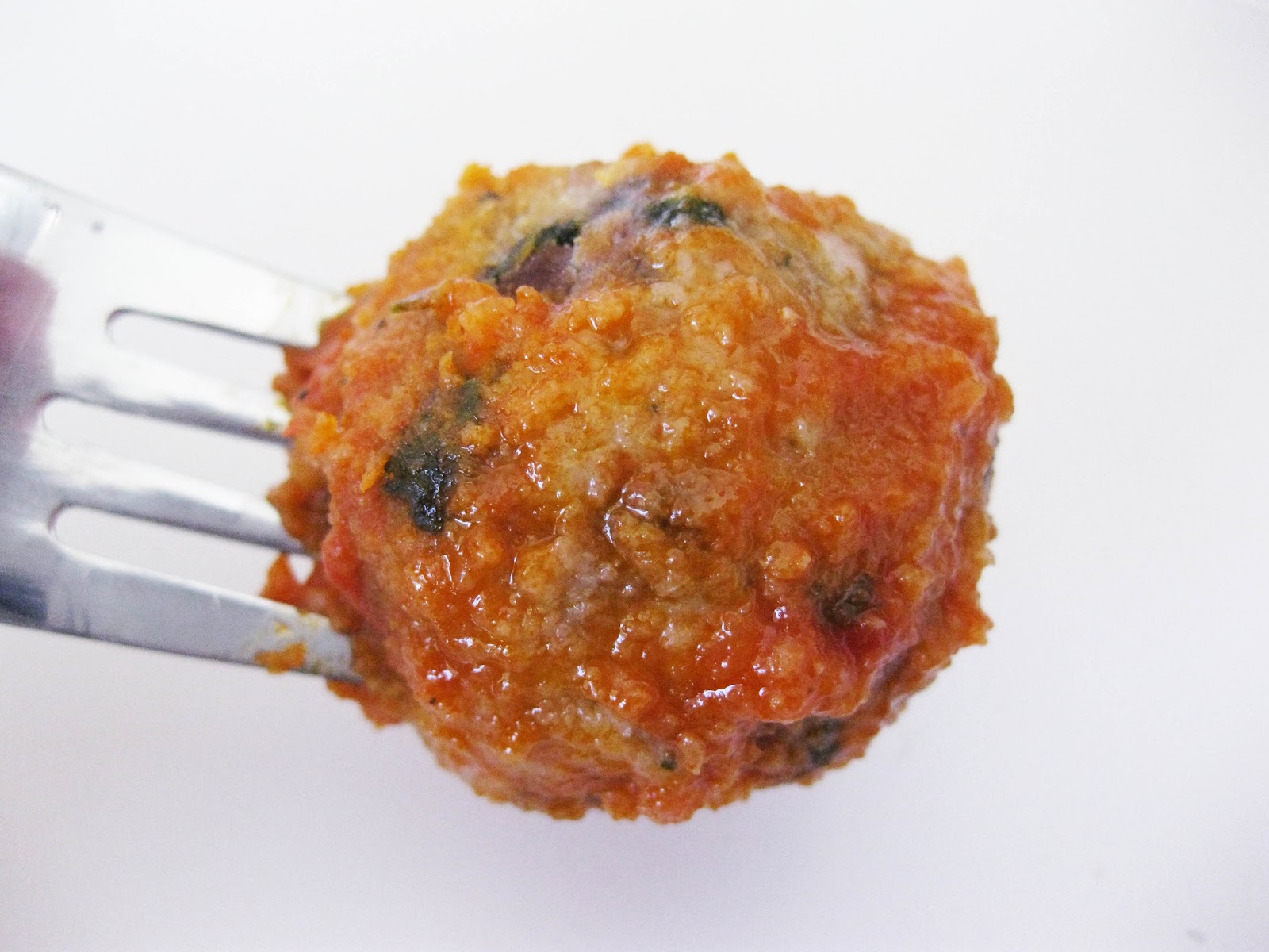 Bloatal Recall Baked Sausage Meatballs with Spinach