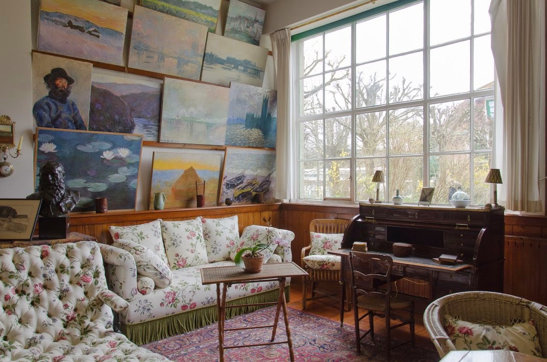 Giverny  - maison de Monet - atelier