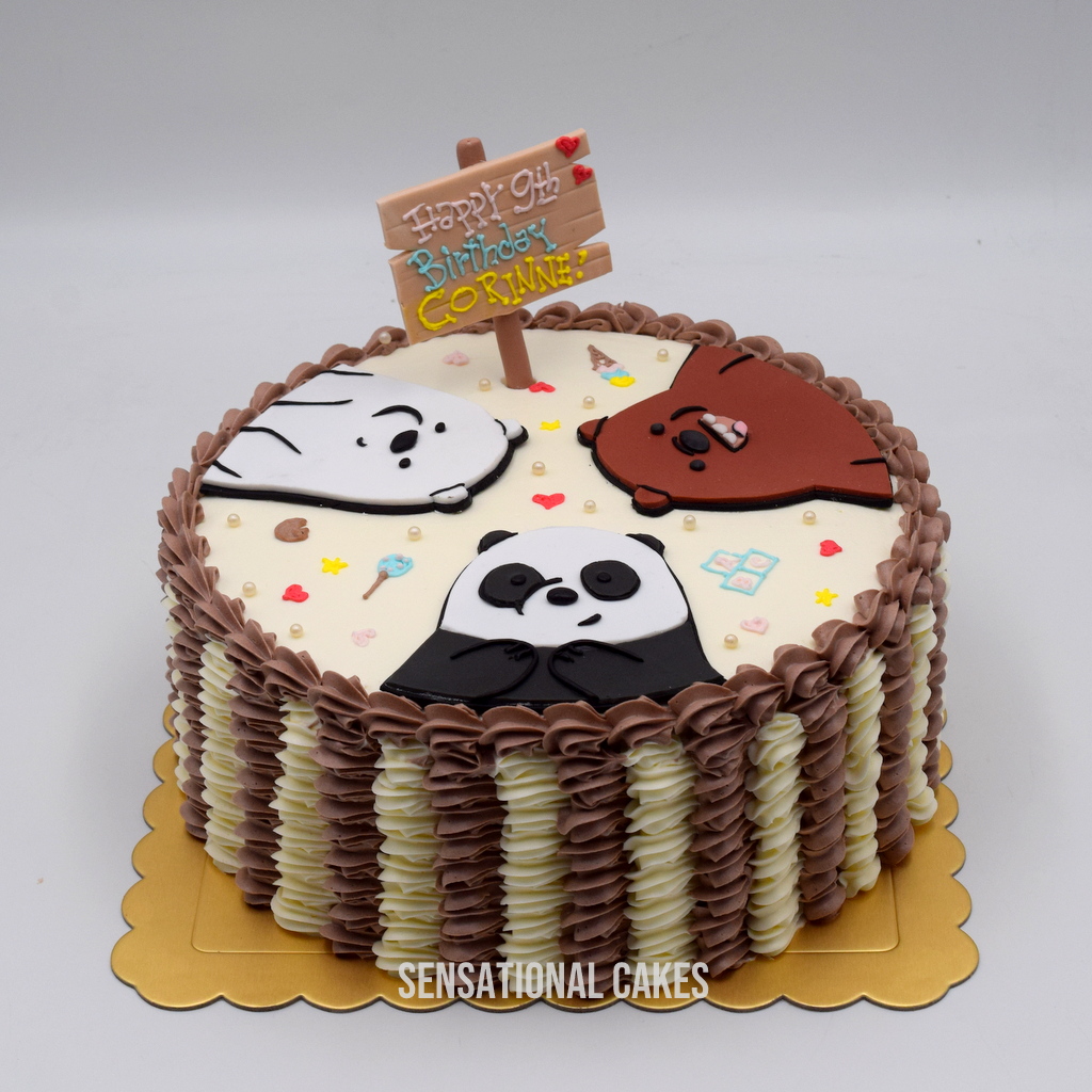 Featured image of post Themed We Bare Bears Cake Design Sensational cakes singapore 1 supplier of customize wedding birthday