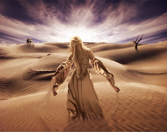 Surreal Desert Scene Surreal Desert Scene