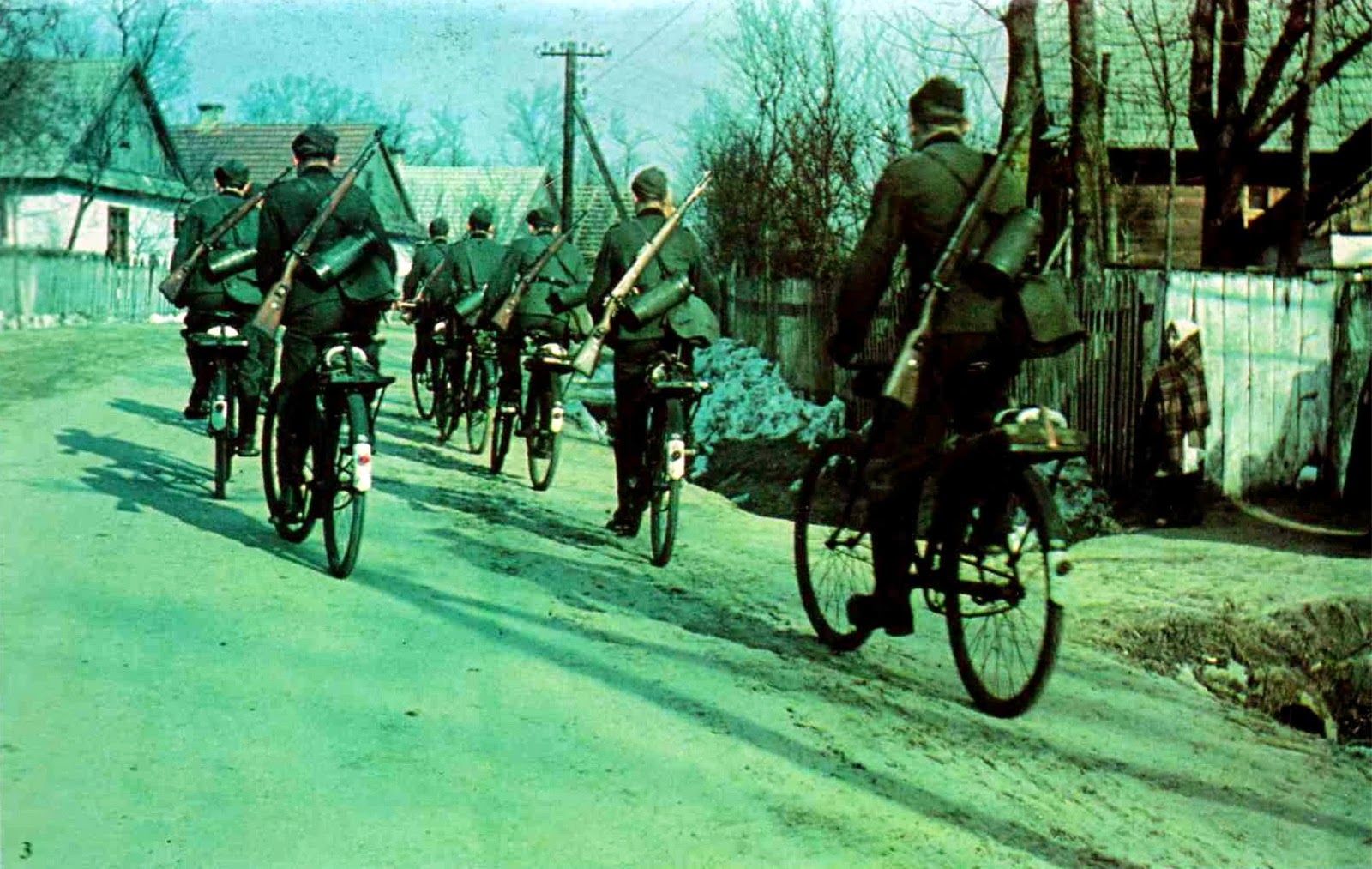 World War II in Color German Soldiers Reporting to their Marshalling