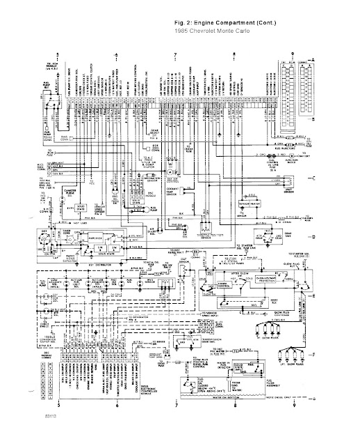 1995 Chevrolet Monte Carlo SS Engine Compartment Wiring Diagrams