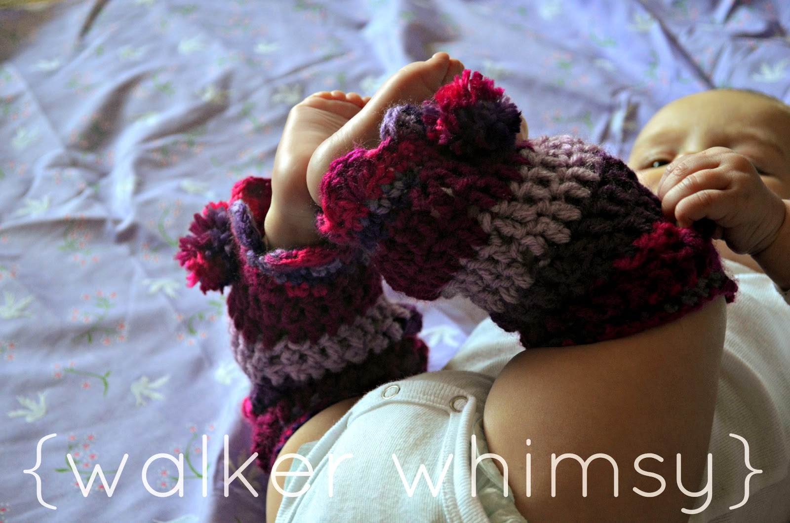 {walker whimsy} Striped Leg Warmers {FREE Crochet Pattern of the Month}