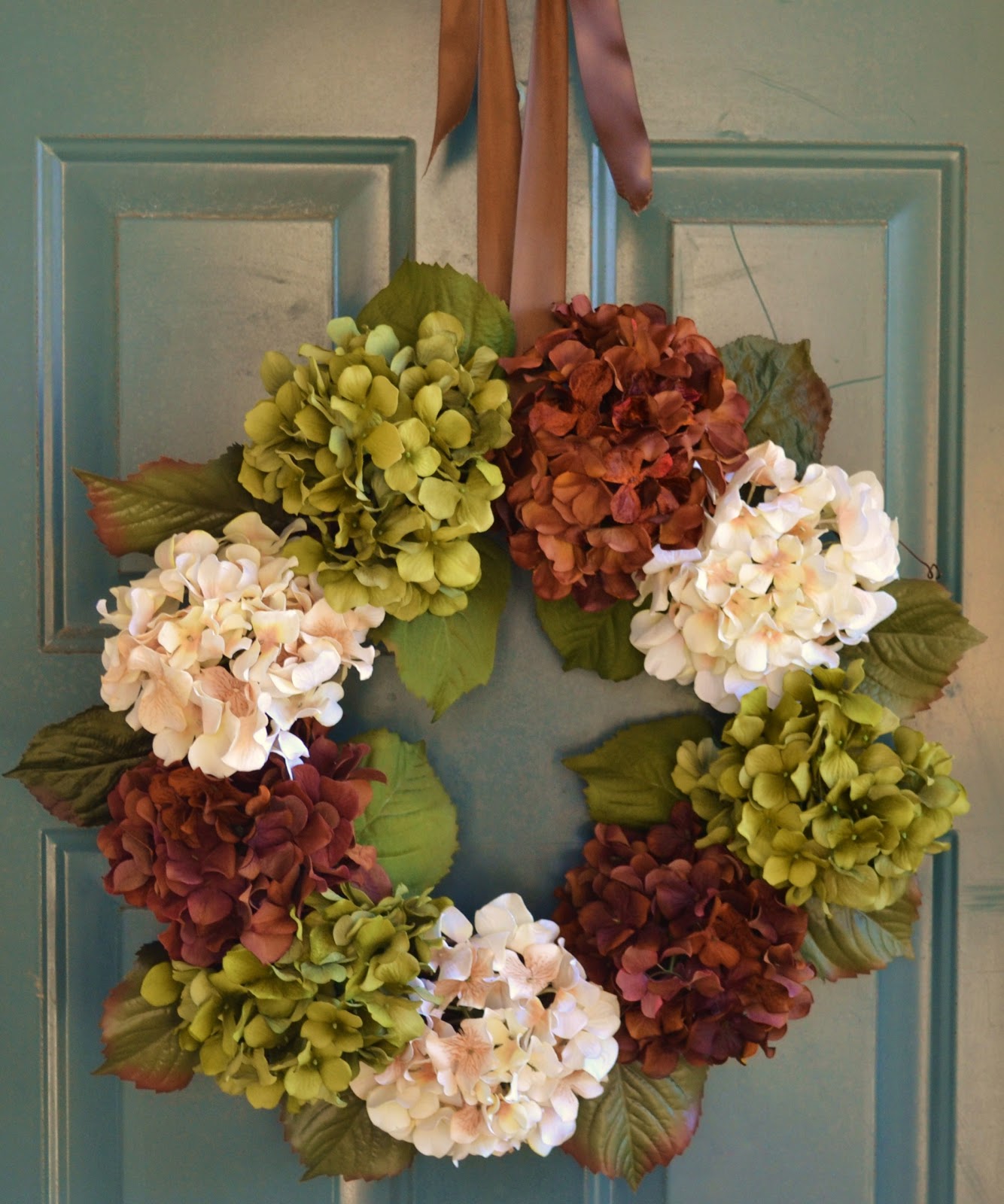 The Forecasters Wife Fall Hydrangea Wreath Tutorial
