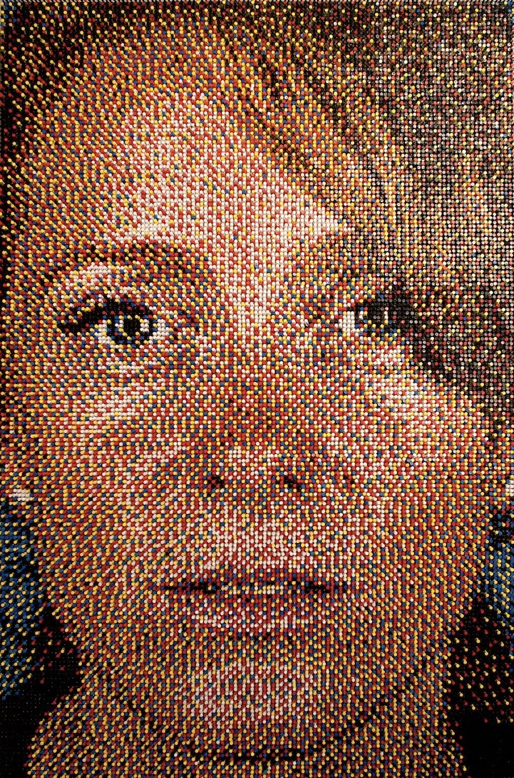 Simply Creative Push Pin Art by Eric Daigh