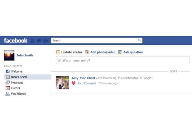 Change relationship status on facebook without broadcasting