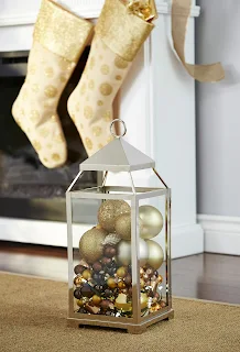 Christmas lantern with ornaments | CANVAS Christmas Collection | RamblingRenovators.ca