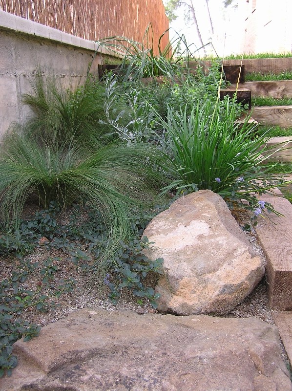 TACTO PAISAJISMO: ROCK GARDEN (jardín de rocas) Y HUERTA ORGÁNICA