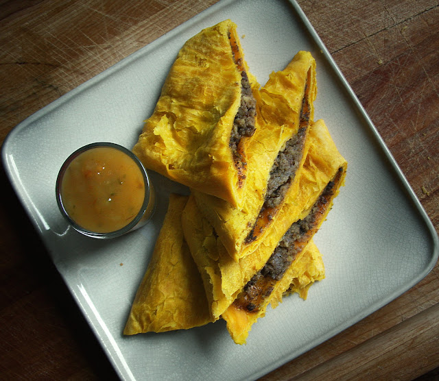 street cuisine Jamaican Patties in Toronto