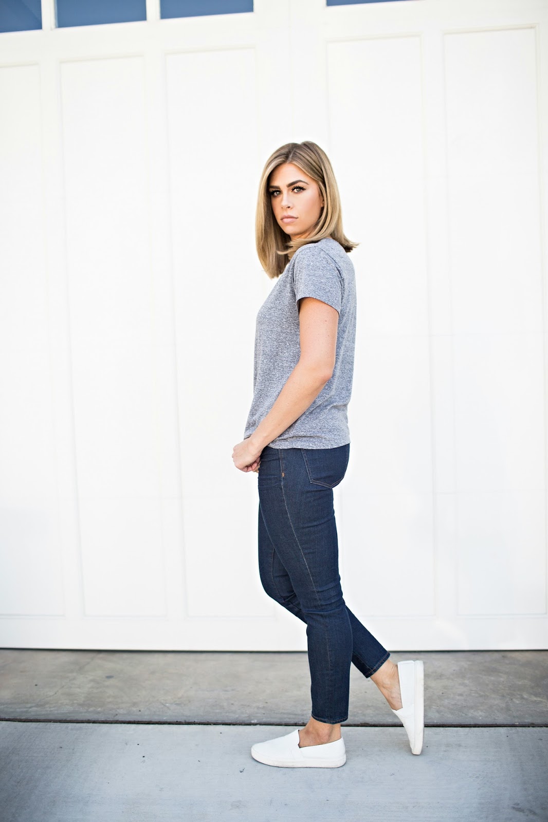 Kensington Way Outfit Jeans and Boyfriend Tee