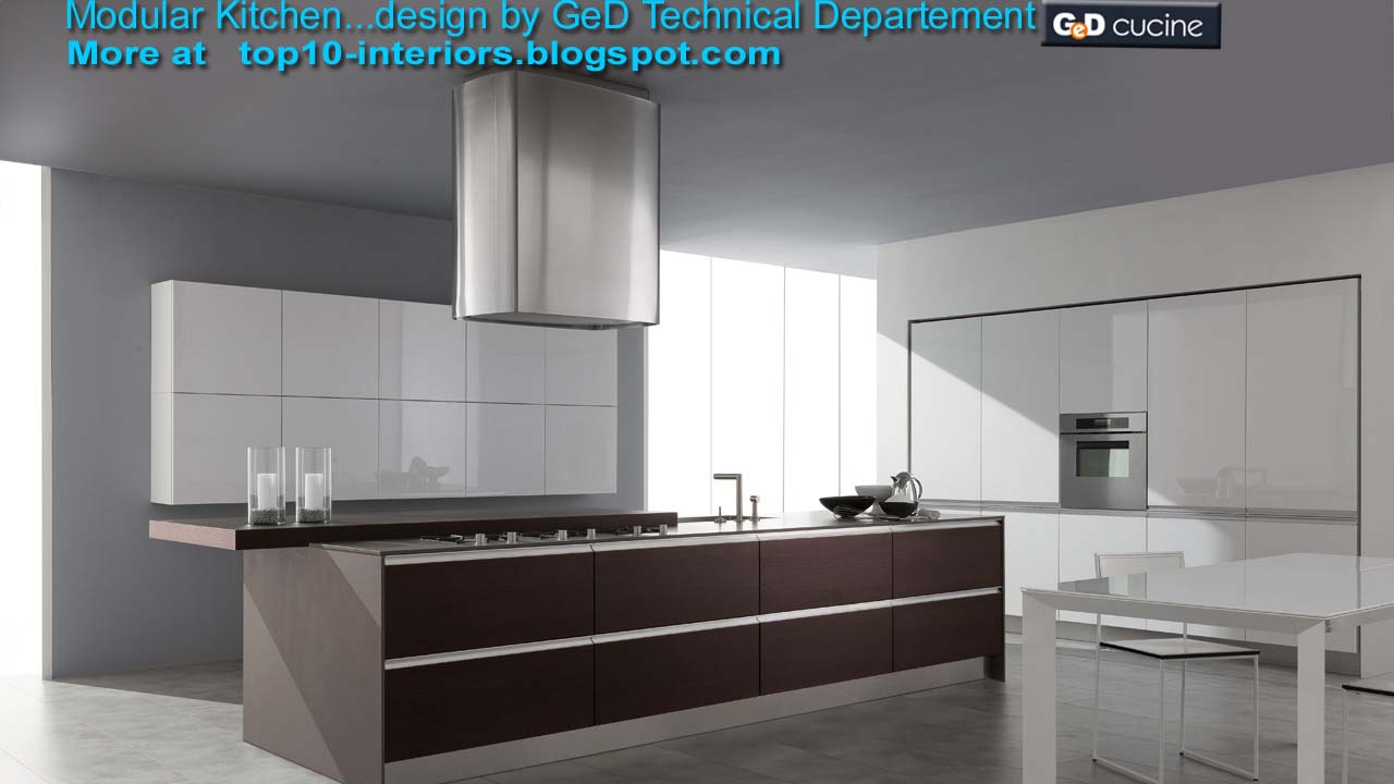 top 10 interiors: Top10 Modular Kitchen PART5 (10photos)