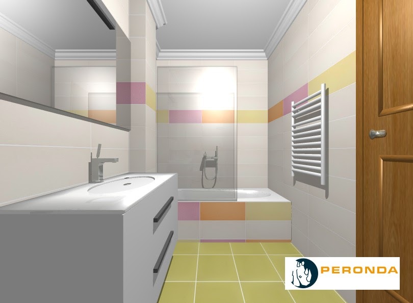 DECORACION DE INTERIORES: PROYECTO DE BAÑO MODERNO