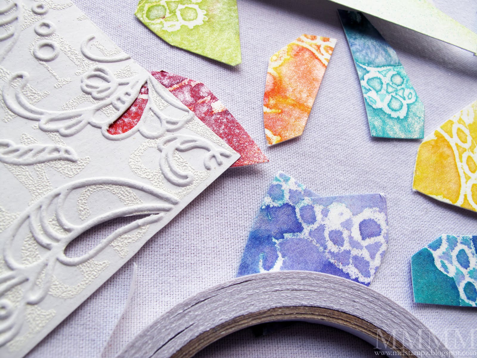 Mel Stampz Cut out pressure embossing tutorial