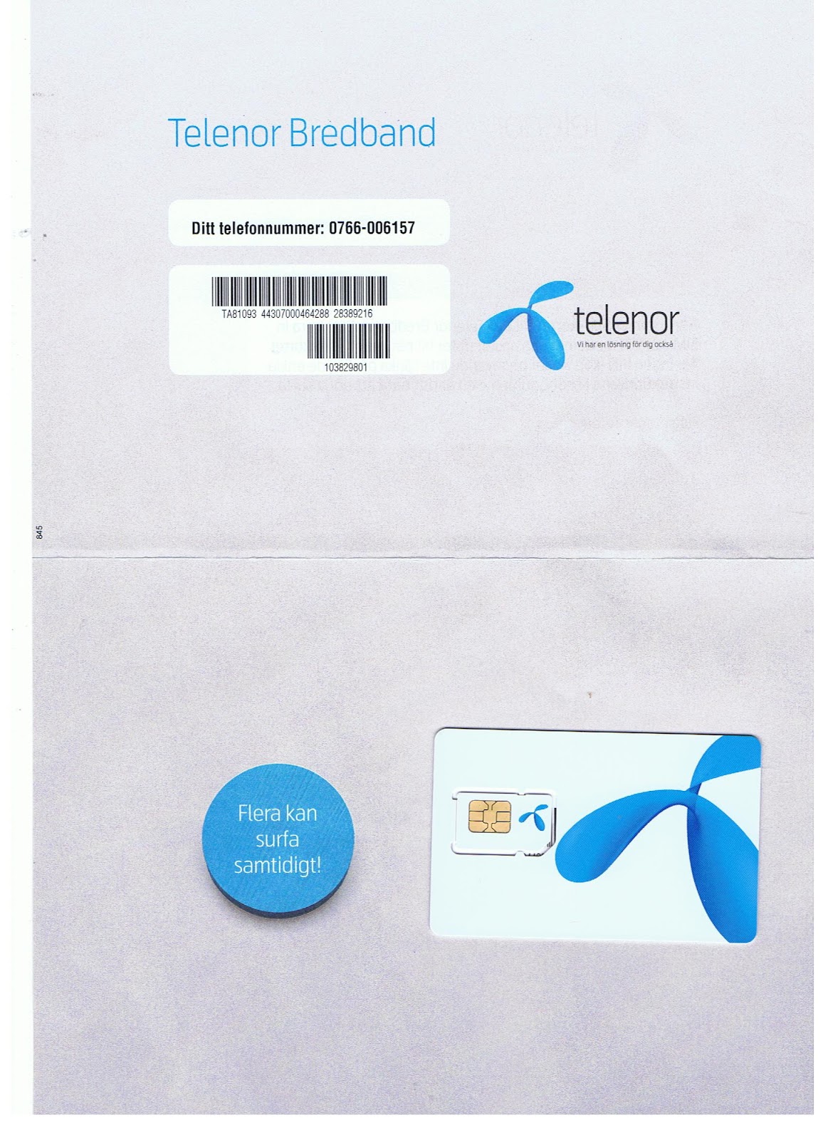bestil nano sim kort telenor