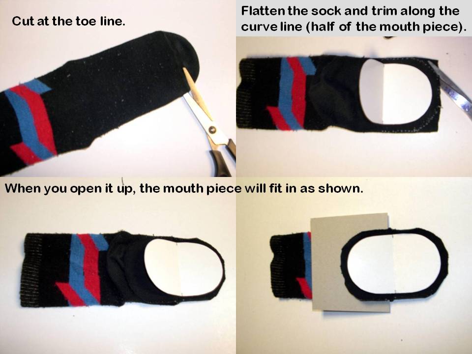 Chua's Drawer MAKING A BIG MOUTH SOCK PUPPET