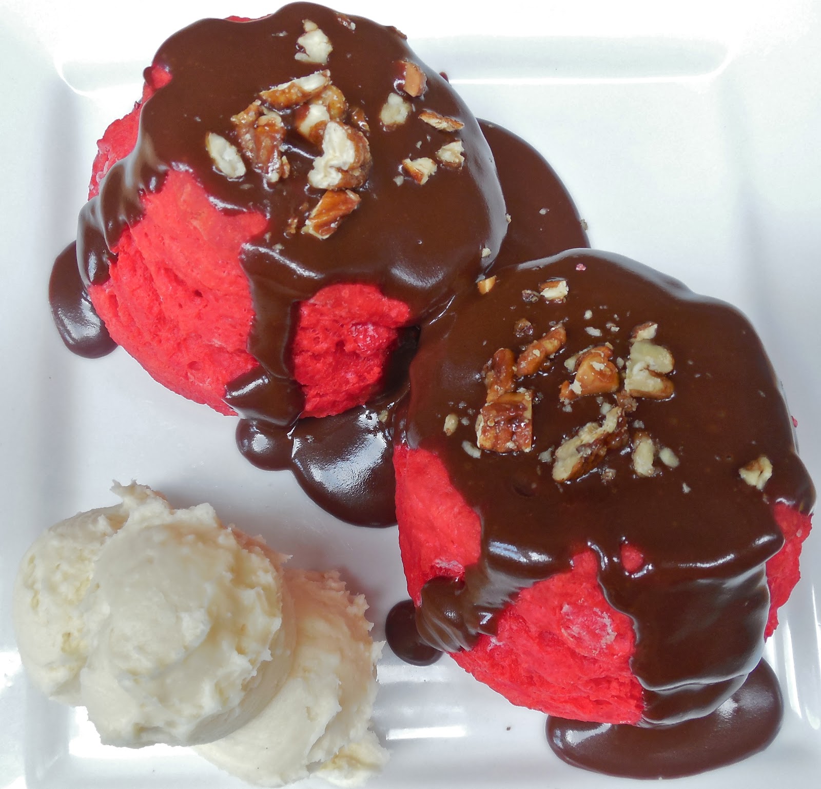 Haute + Heirloom Red Velvet Buttermilk Biscuits with Southern Chocolate Gravy + Whipped Cream