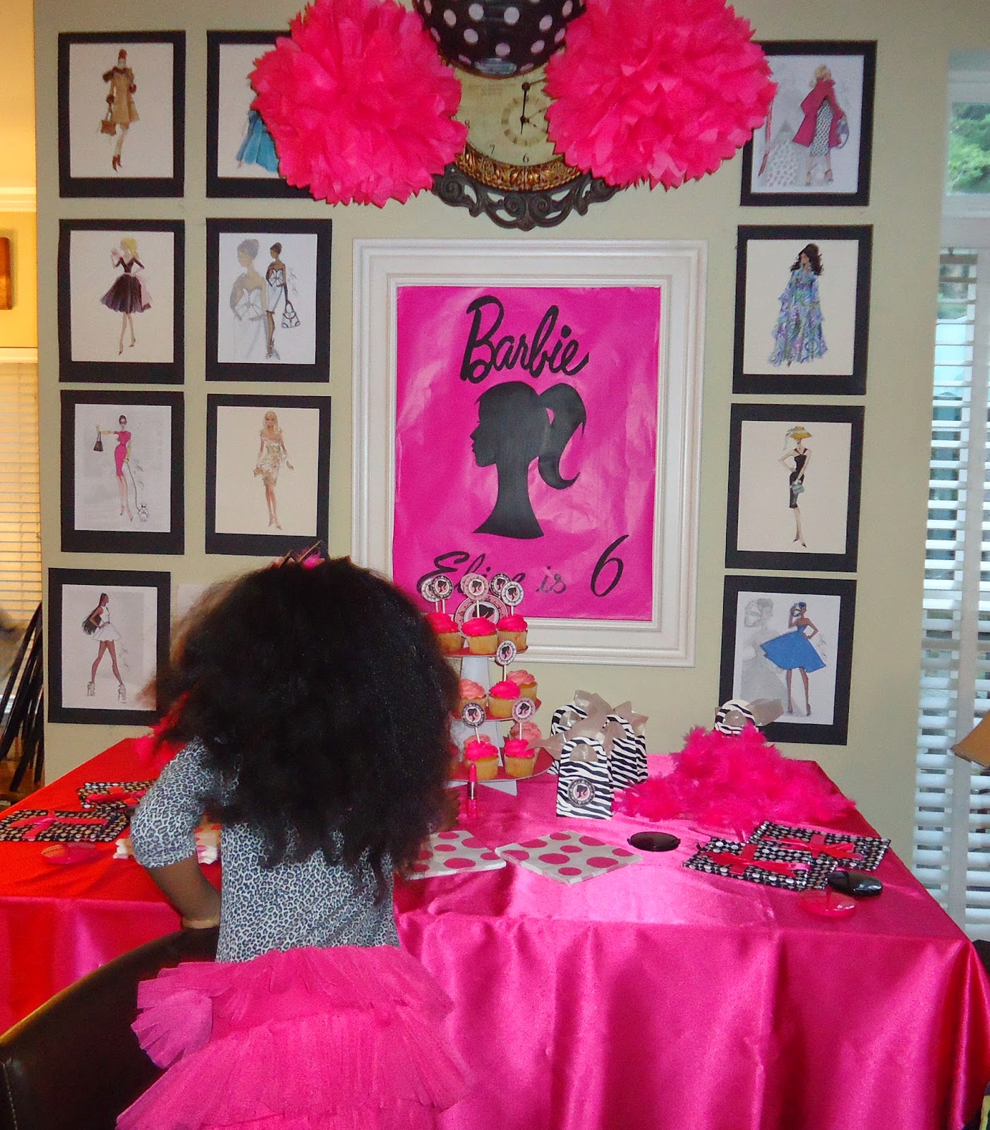 ,: A Barbie 6th Birthday Party
