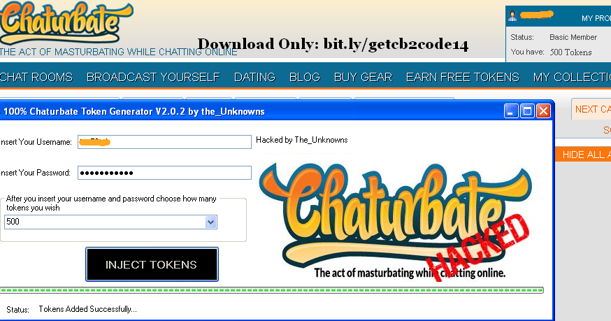 Cost of tokens on chaturbate