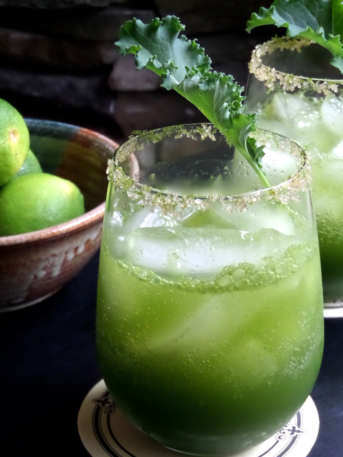 Becki Melvie Spicy Kale Rum Punch