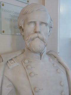 Bust of Lew Wallace created by Randolph Rogers