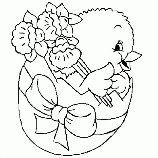 Vari disegni da colorare di pasqua ,dalle uova ai cesti,ai coniglietti