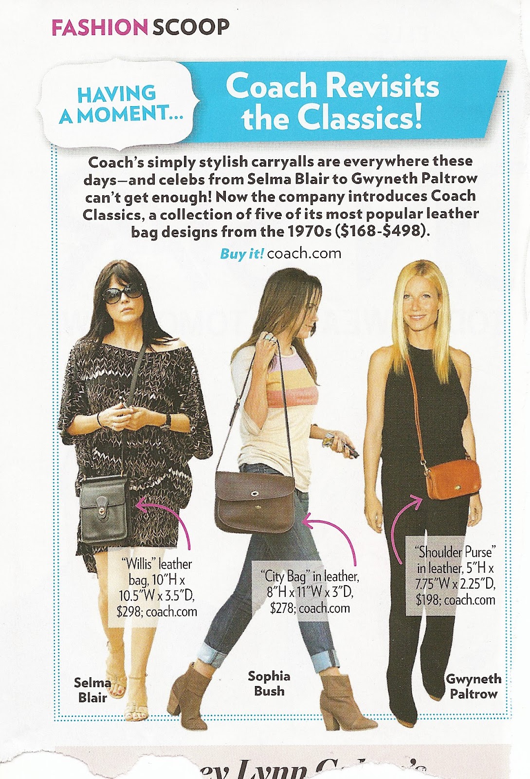 vintage coach bags 1970s