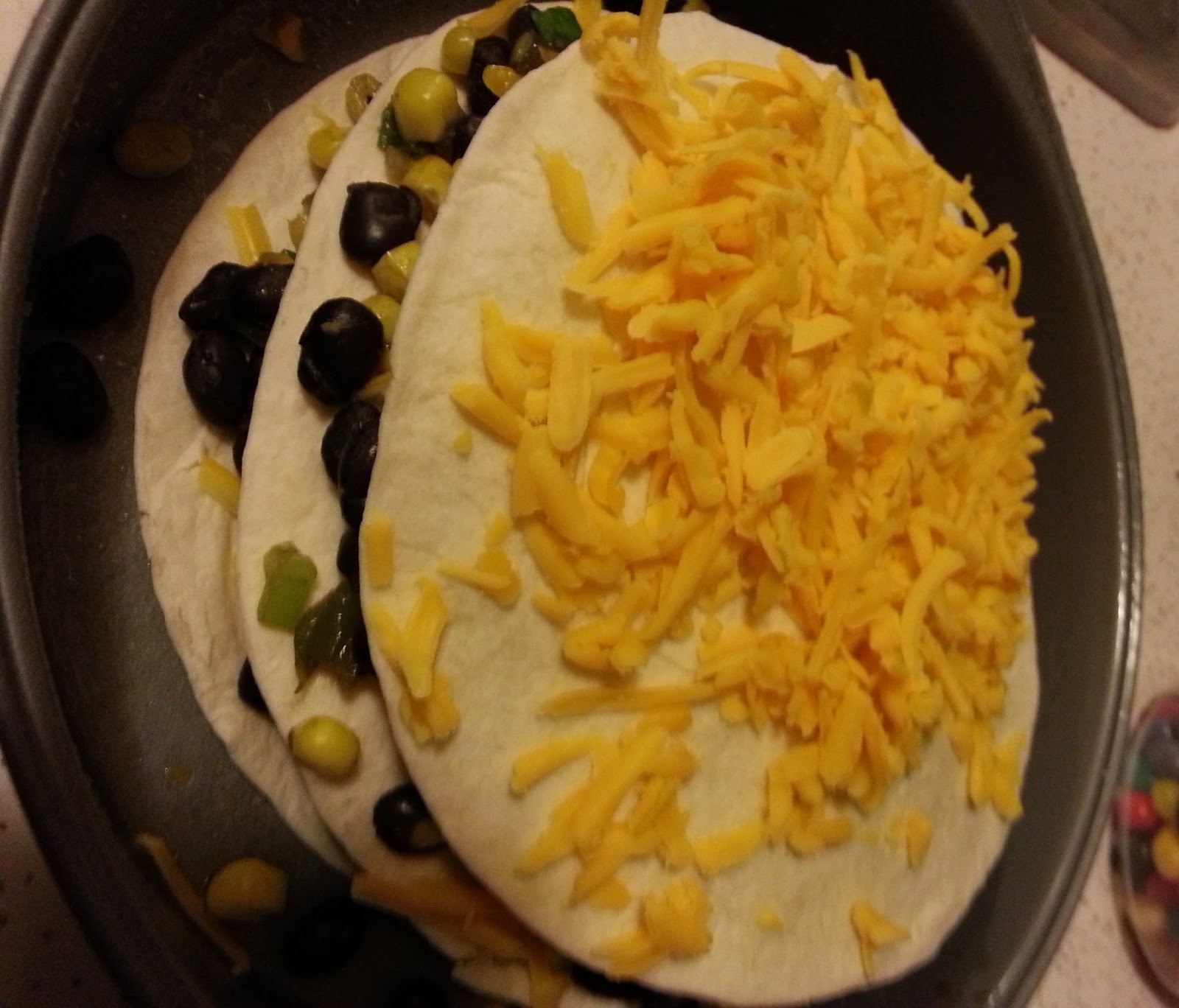 Cooking Without X Black Bean and Corn Tortilla Bake