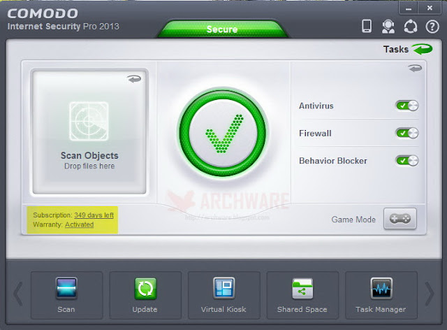 Archware Software Download: Comodo Internet Security Premium 2013 Pro
