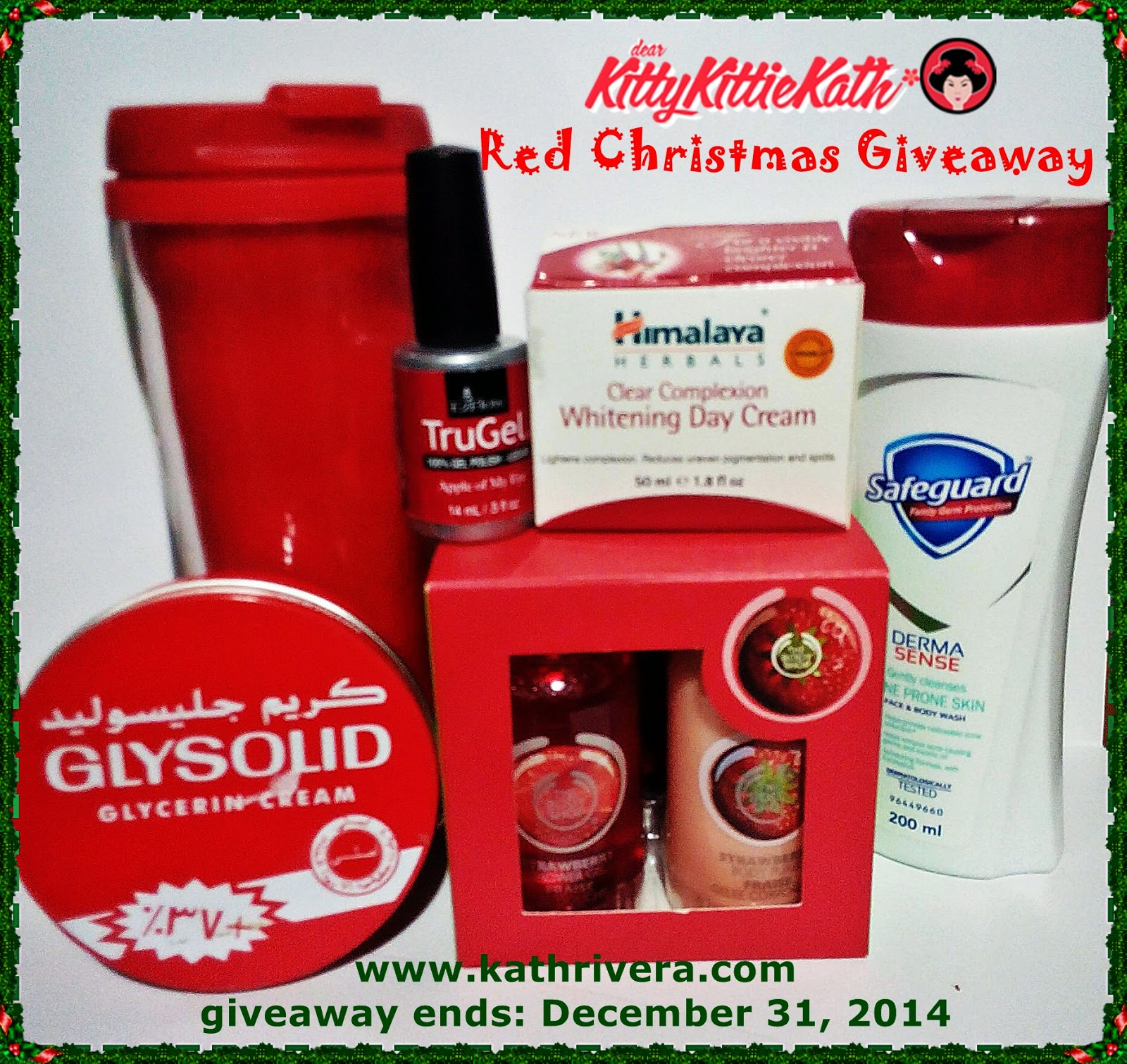 Dear Kitty Kittie Kath's Red Christmas Giveaway!