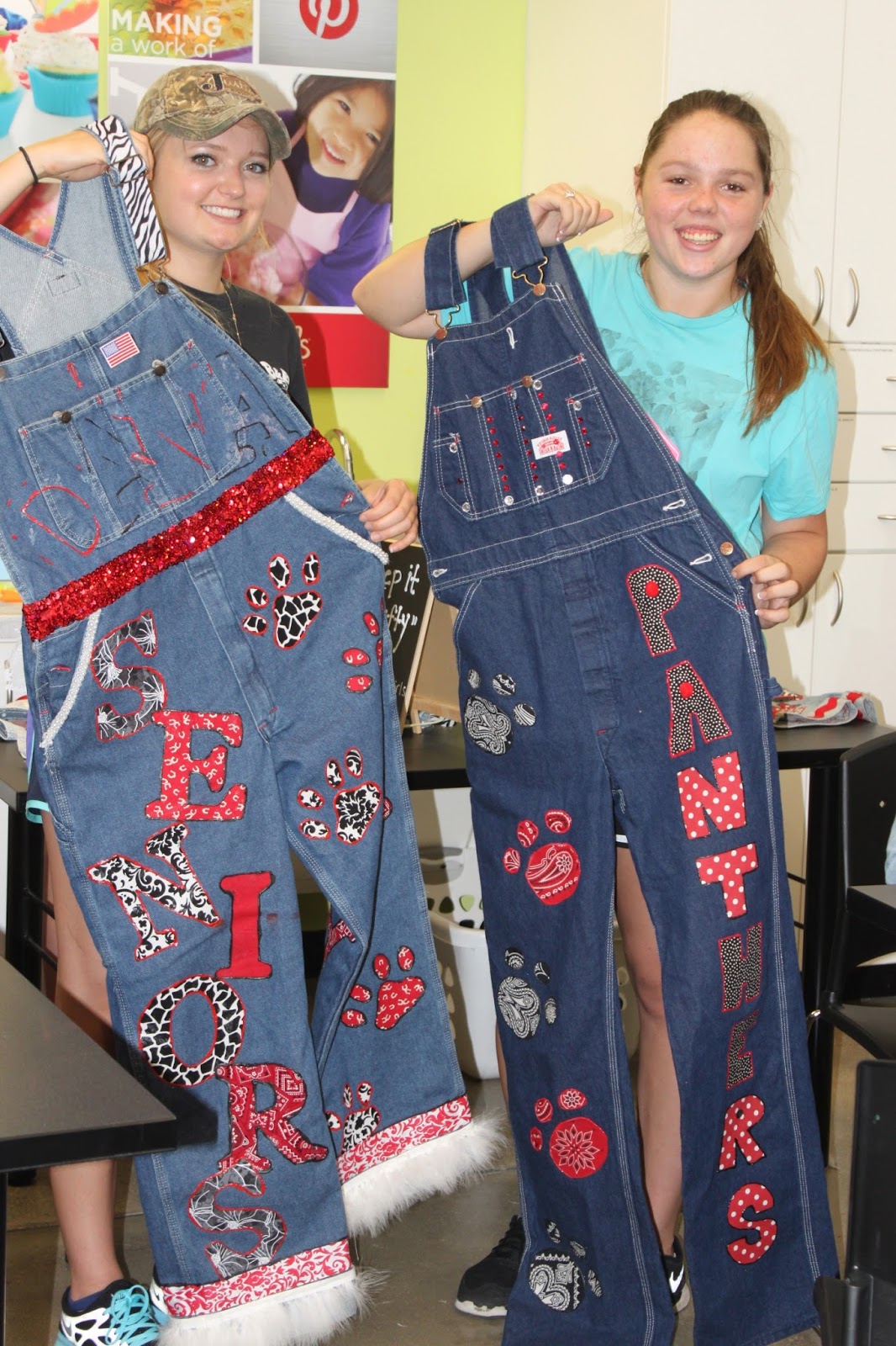 Crafty Texas Girls DIY Spirit Overalls