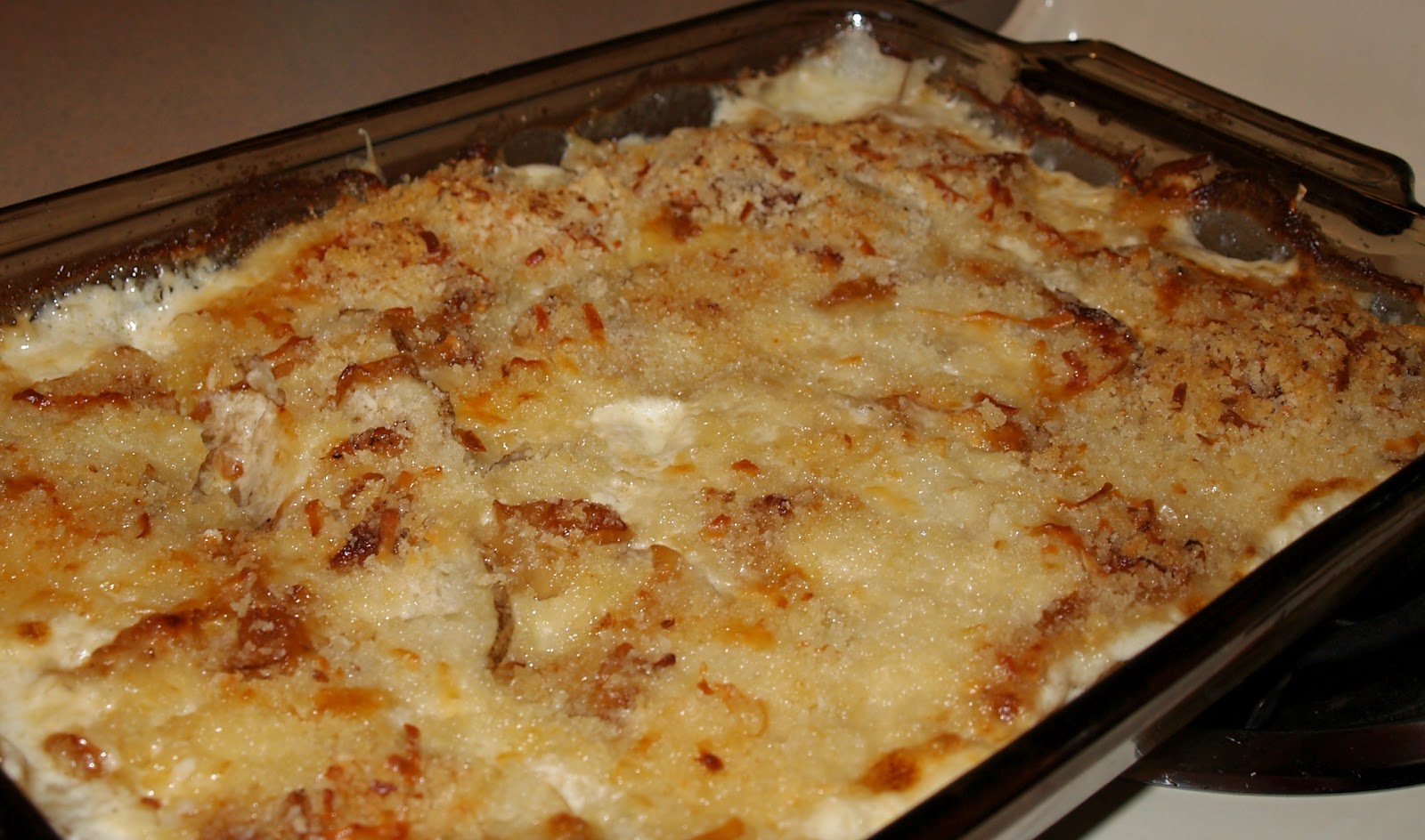 Eat, Create, Love Potatoes Au Gratin with Gruyere and Caramelized Onions