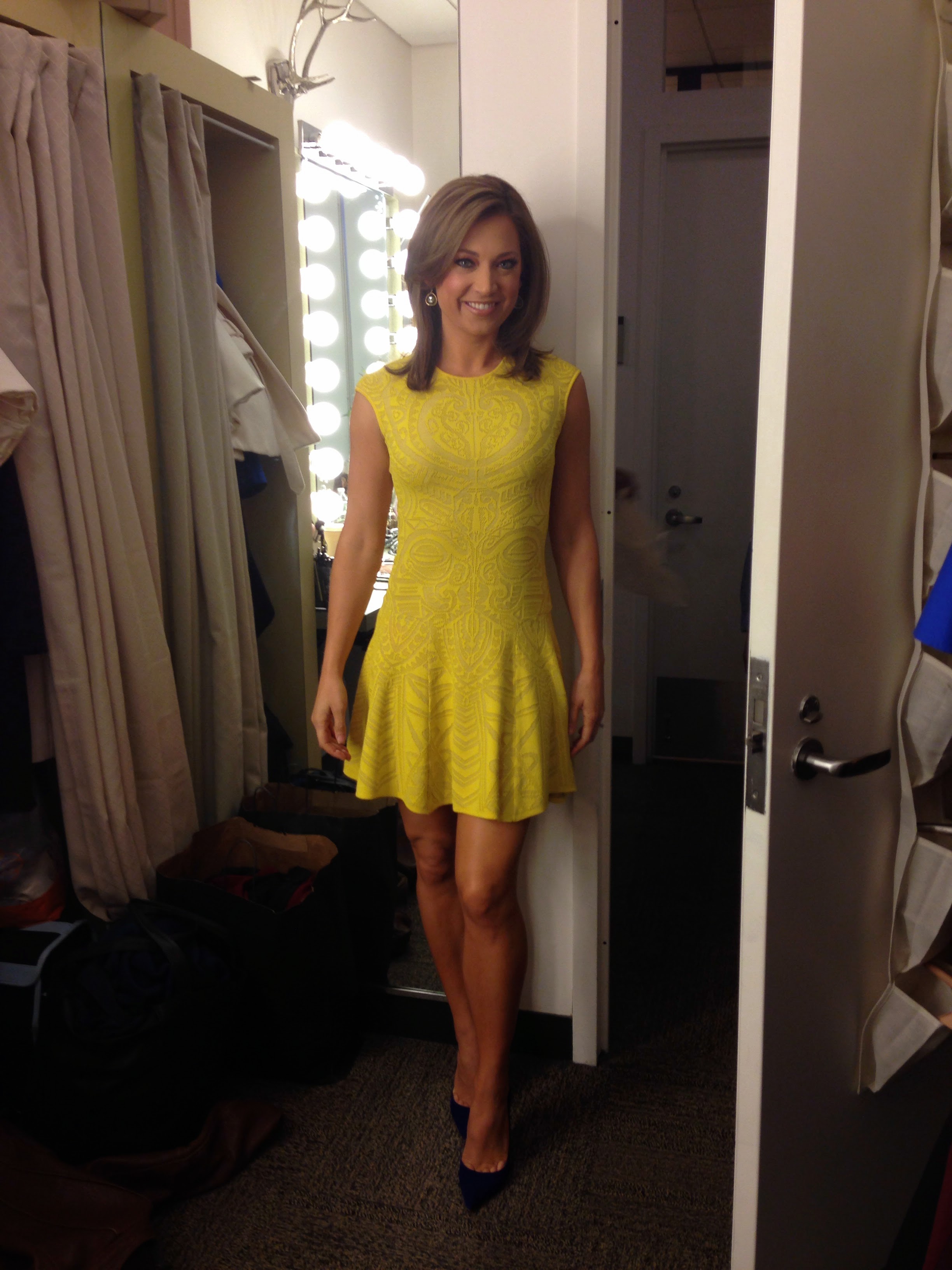 Ginger Zee Ginger zee, Hottest weather girls, Dresses