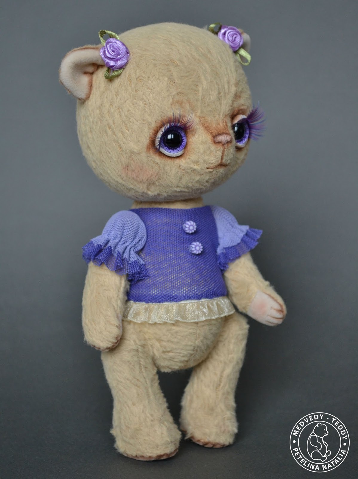 Amelie OOAK Collectible Teddy Bears by Petelina Natalia 8'' 20 cm ...
