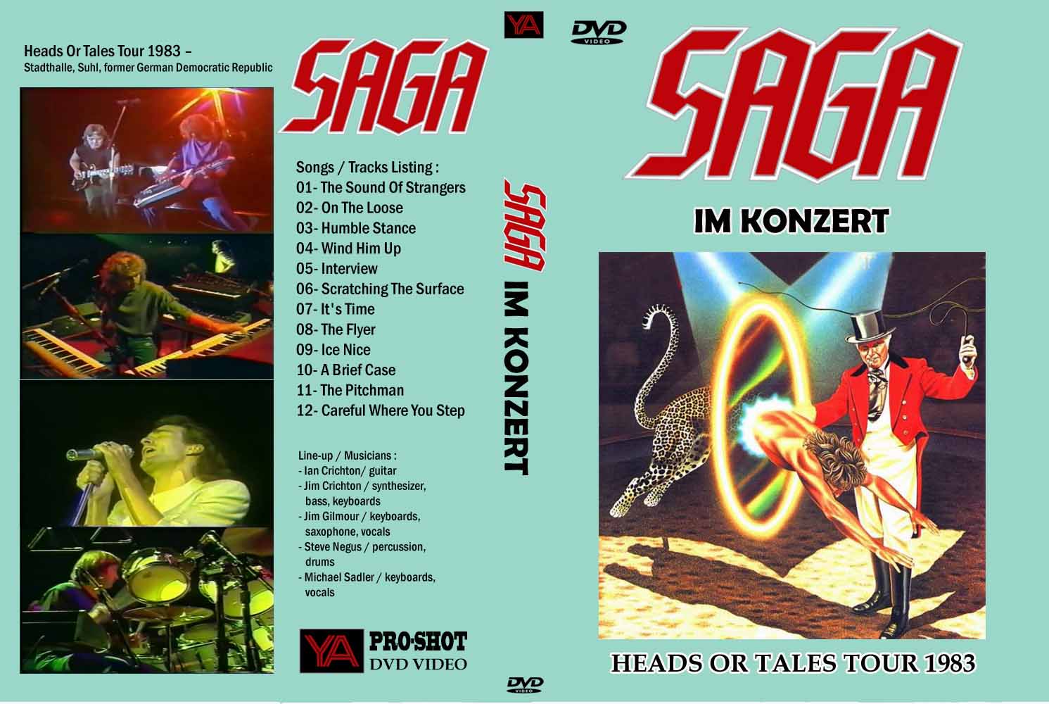 youdiscoll saga im konzert 1983 saga im the flyer