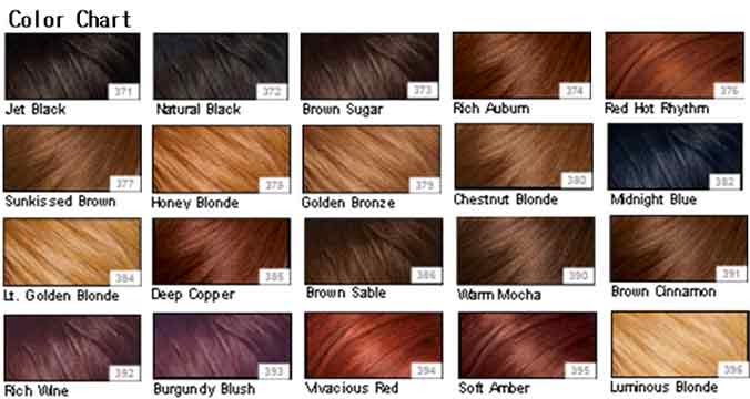 Best Hair Color For Skin Tone Chart