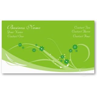 Visiting card design