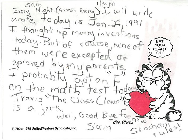 thesupergreat: Fifth Grade Journal Friday-Wasn't I Inventive?