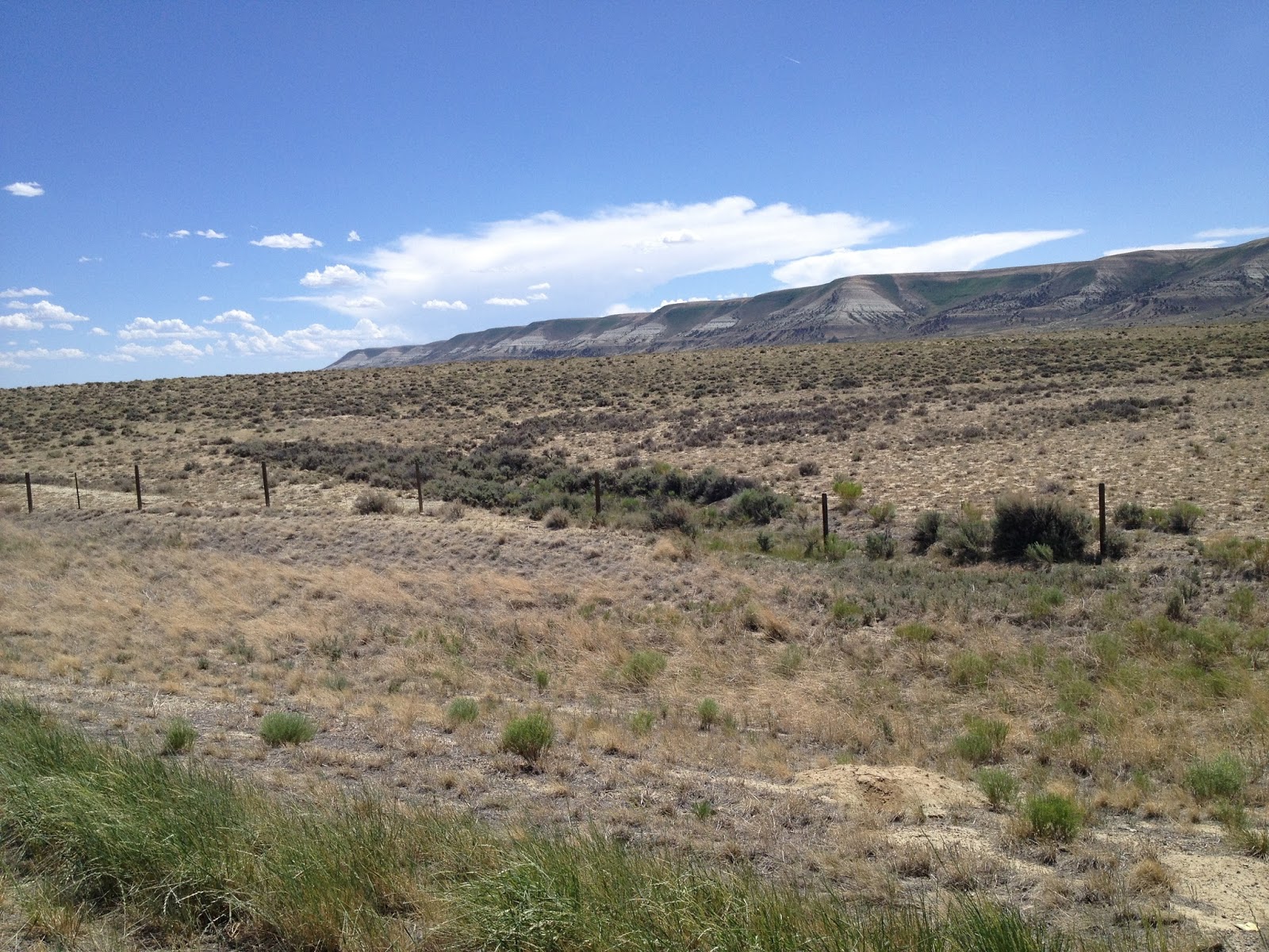 Larry's Bike Ride Adventures Farson, WY to Rock Springs, WY