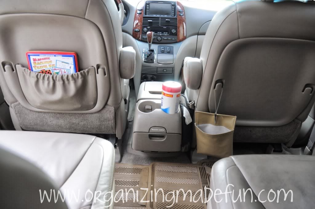 31 Days of Spontaneous Organizing Day 31 Car/Van Back seats and